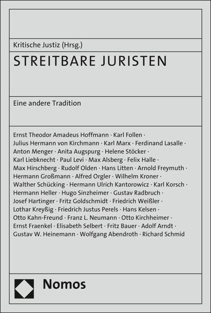 STREITBARE JURISTEN: Eine andere Tradition Law