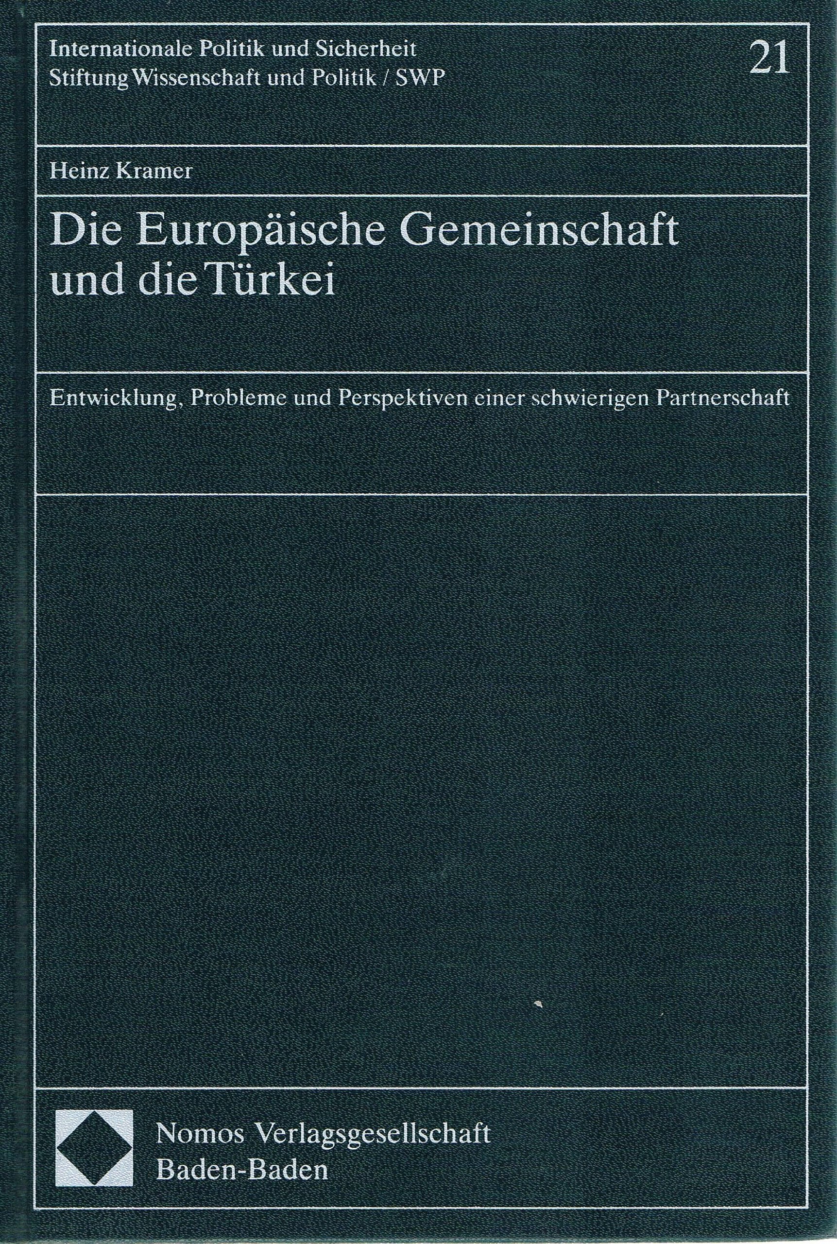 Die Europäische Gemeinschaft und die Türkei Law