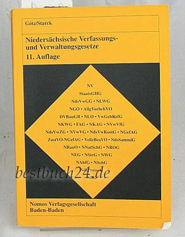 Niedersächsische Verfassungs- und Verwaltungsgesetze Law