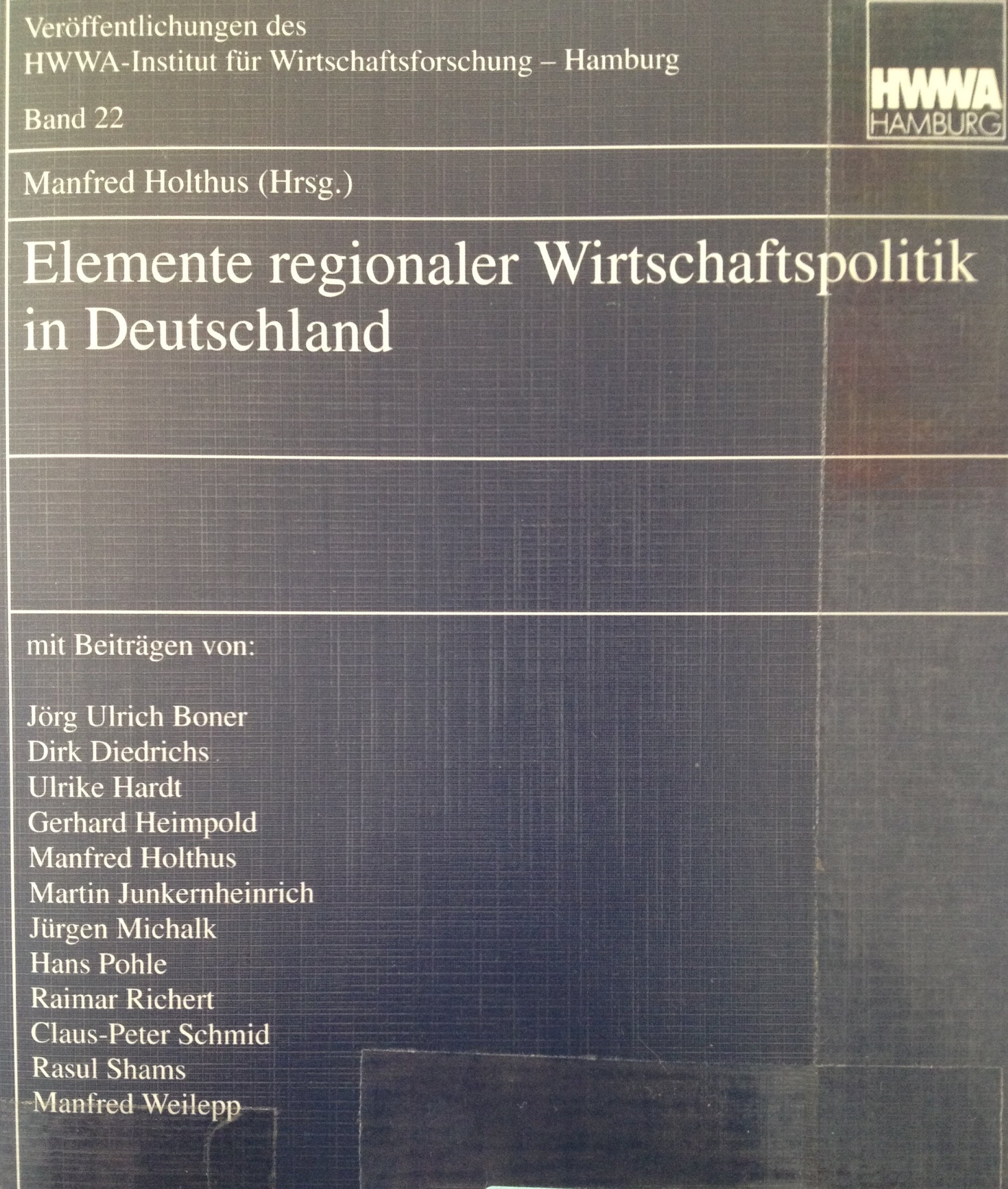 Elemente regionaler Wirtschaftspolitik in Deutschland Law