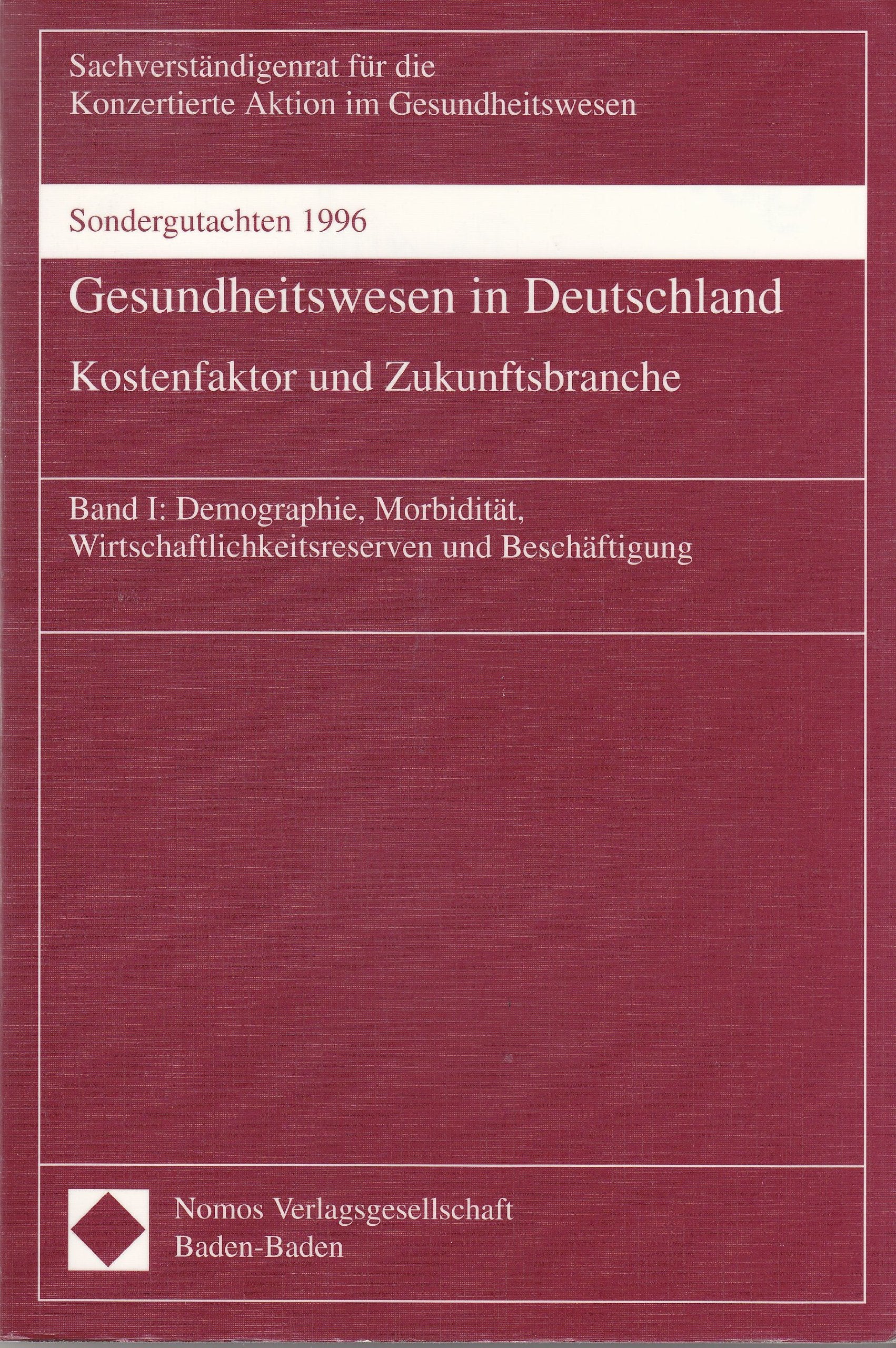 Gesundheitswesen in Deutschland, Kostenfaktor und Zukunftsbranche 1 Medicine