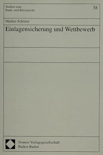 Einlagensicherung und Wettbewerb Law