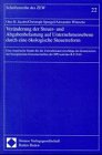 Veränderung der Steuer- und Abgabenbelastung auf Unternehmensebene durch eine ökologische Steuerreform: Eine empirische Studie für die ... Gemeinschaften, der SPD und des B.U.N.D. Law