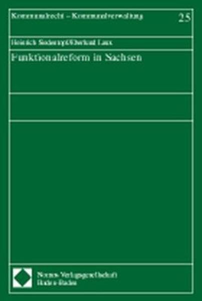 Funktionalreform in Sachsen Law