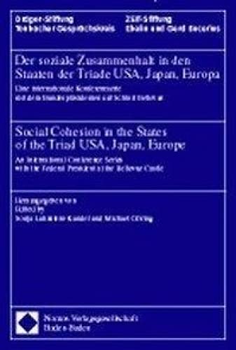 Der soziale Zusammenhalt in den Staaten der Triade USA, Japan, Europa Law