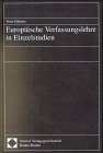 Europäische Verfassungslehre in Einzelstudien Law