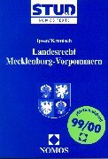 Landesrecht Mecklenburg- Vorpommern 1999/2000 Law