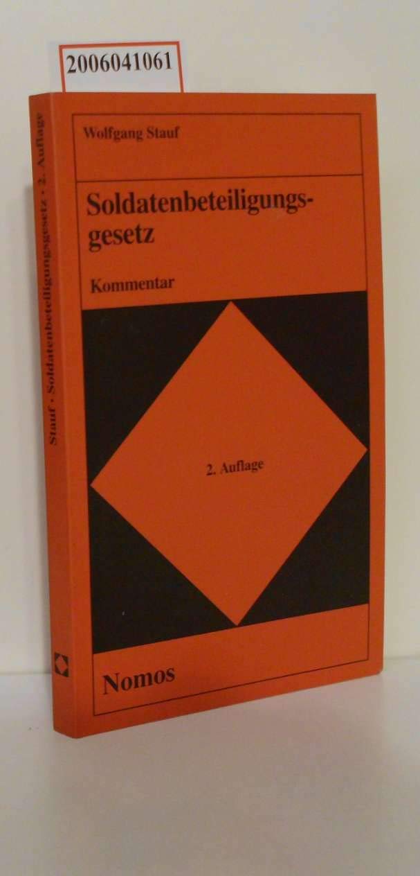 Soldatenbeteiligungsgesetz: Kommentar Law