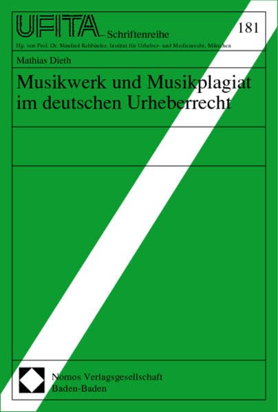 Musikwerk und Musikplagiat im deutschen Urheberrecht Law