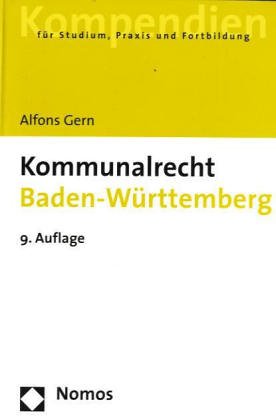 Kommunalrecht Baden-Württemberg: Einschliesslich Kommunales Abgabenrecht Law
