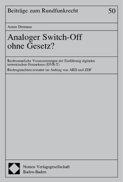 Analoger Switch-Off ohne Gesetz? book