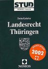 Landesrecht Thüringen (Livre en allemand) book