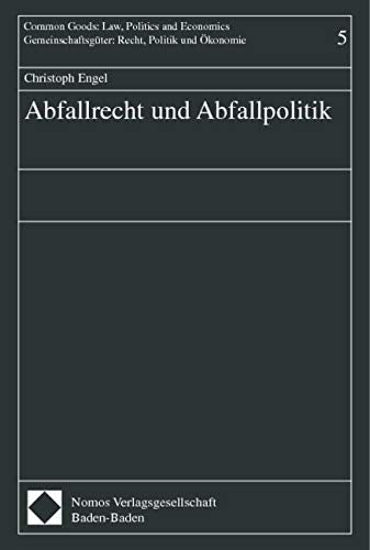 Product Image: Abfallrecht und Abfallpolitik
