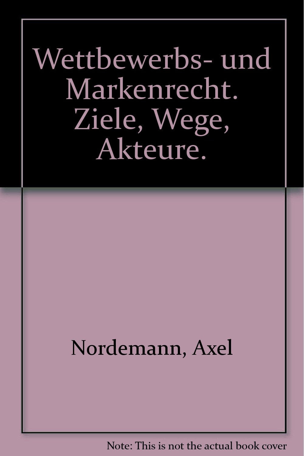 Wettbewerbs- und Markenrecht Law