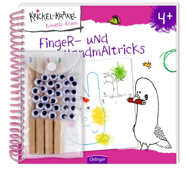 Krickel-Krakel. Finger- und Handmaltricks Non-fiction