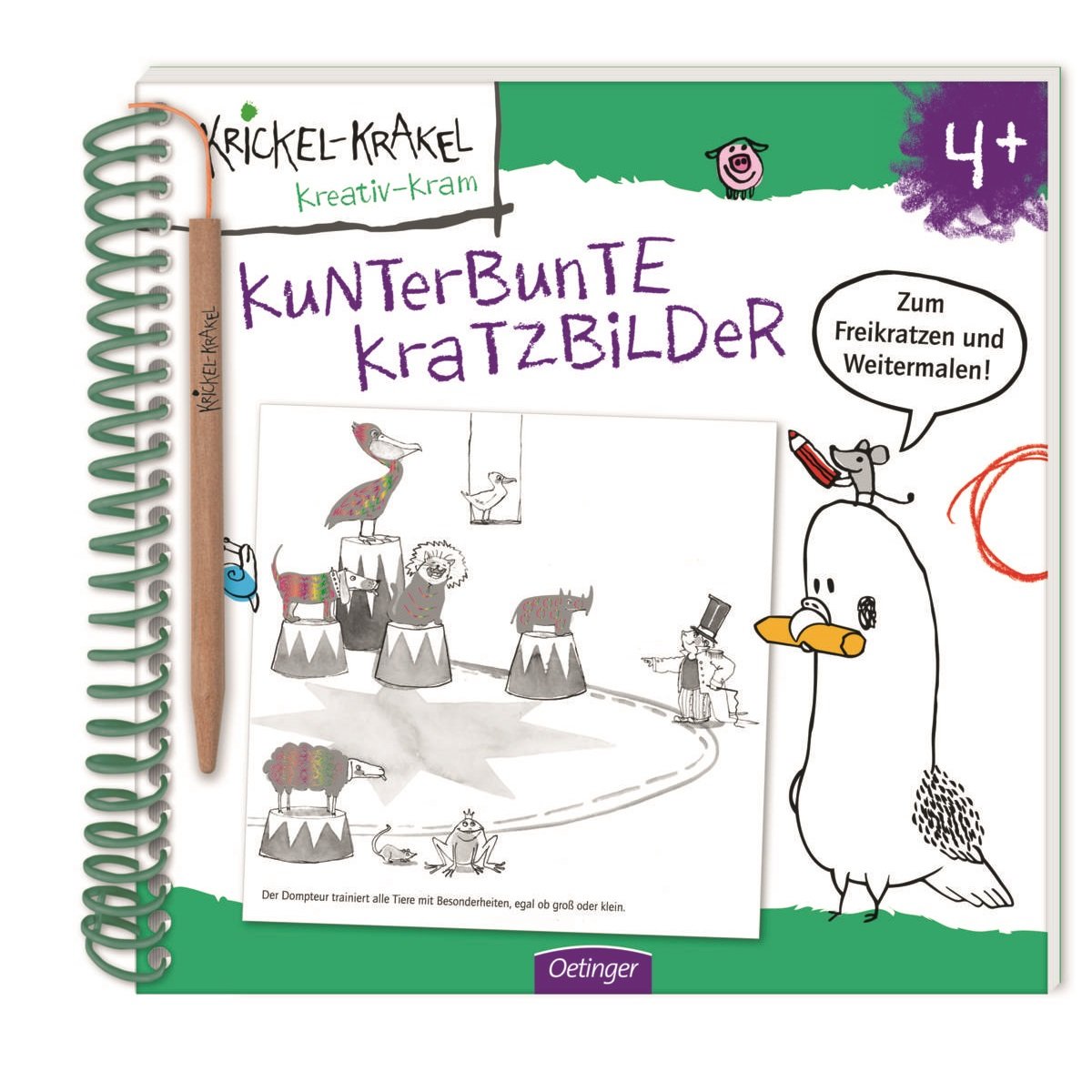 Krickel-Krakel Kratzbilder Tiptoi & Games