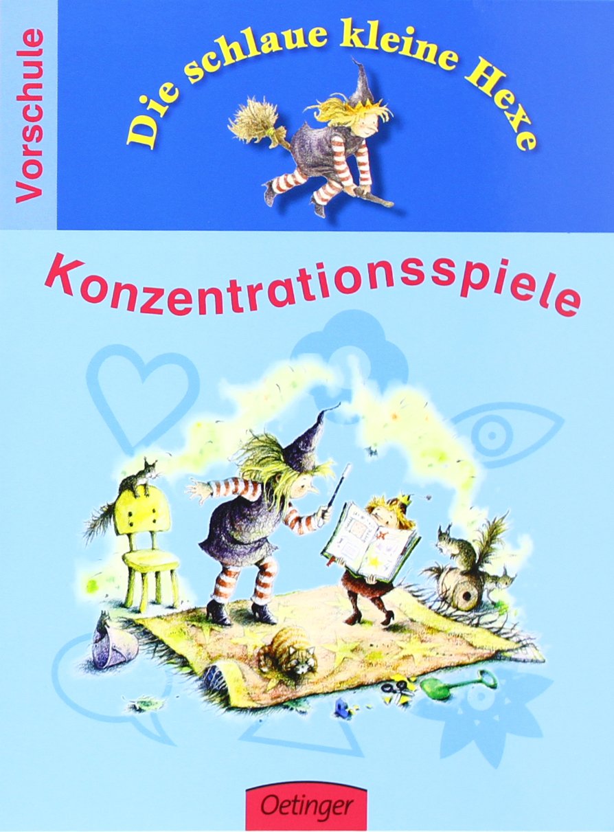 Die schlaue kleine Hexe. Konzentrationsspiele: Vorschule (Die kleine Hexe) Children's books