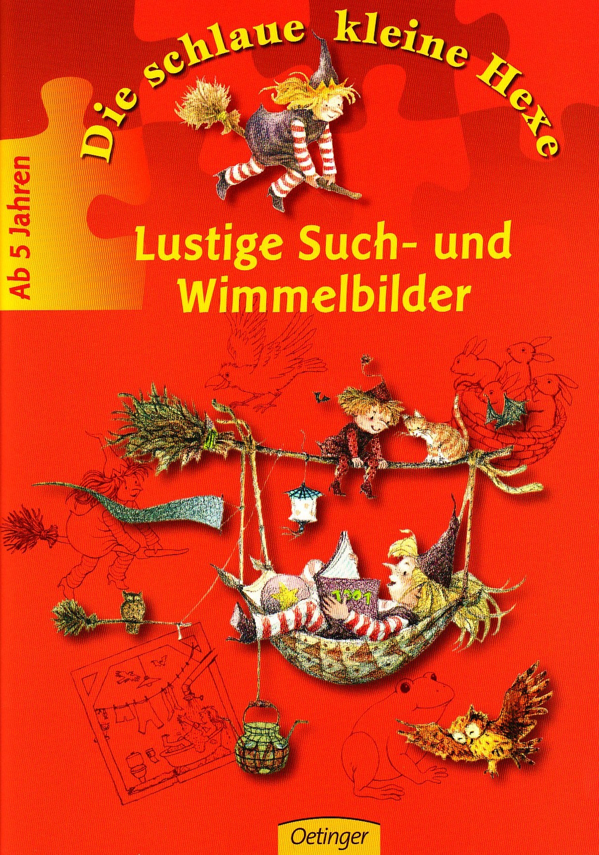 Die schlaue kleine Hexe. Lustige Such- und Wimmelbilder: Beschäftigungsheft (Die kleine Hexe) Tiptoi & Games