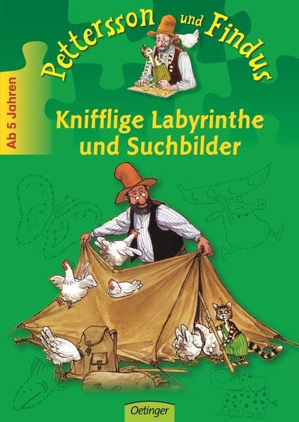 Pettersson und Findus. Knifflige Labyrinthe und Suchbilder: Beschäftigungsheft Leisure, Home & Garden