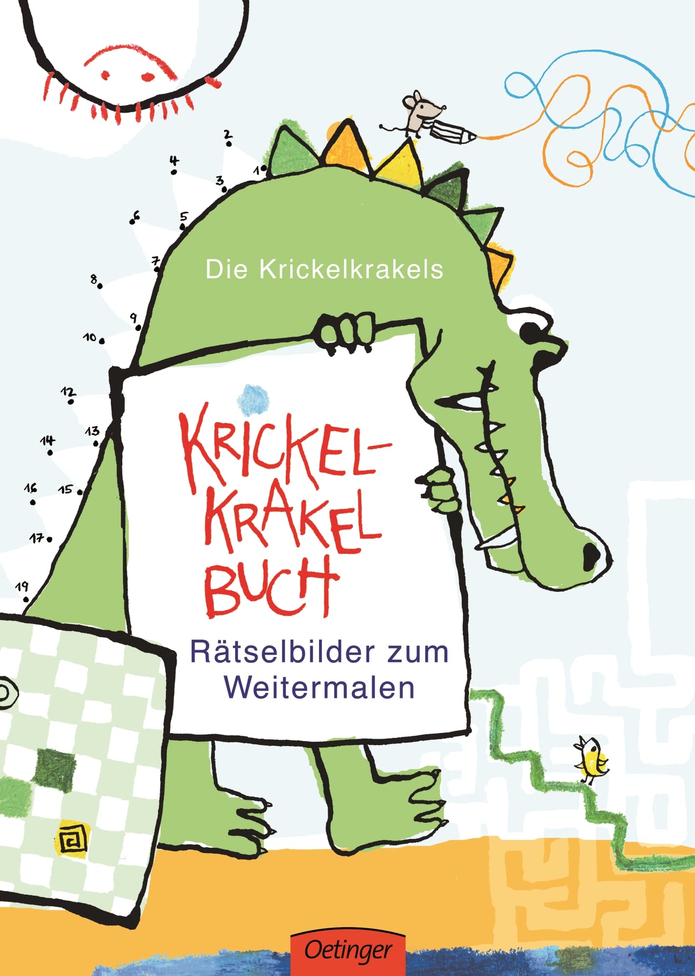 Krickel-Krakel-Buch: Rätselbilder zum Weitermalen Leisure, Home & Garden