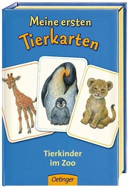 Meine ersten Tierkarten. Tierkinder im Zoo Children's books