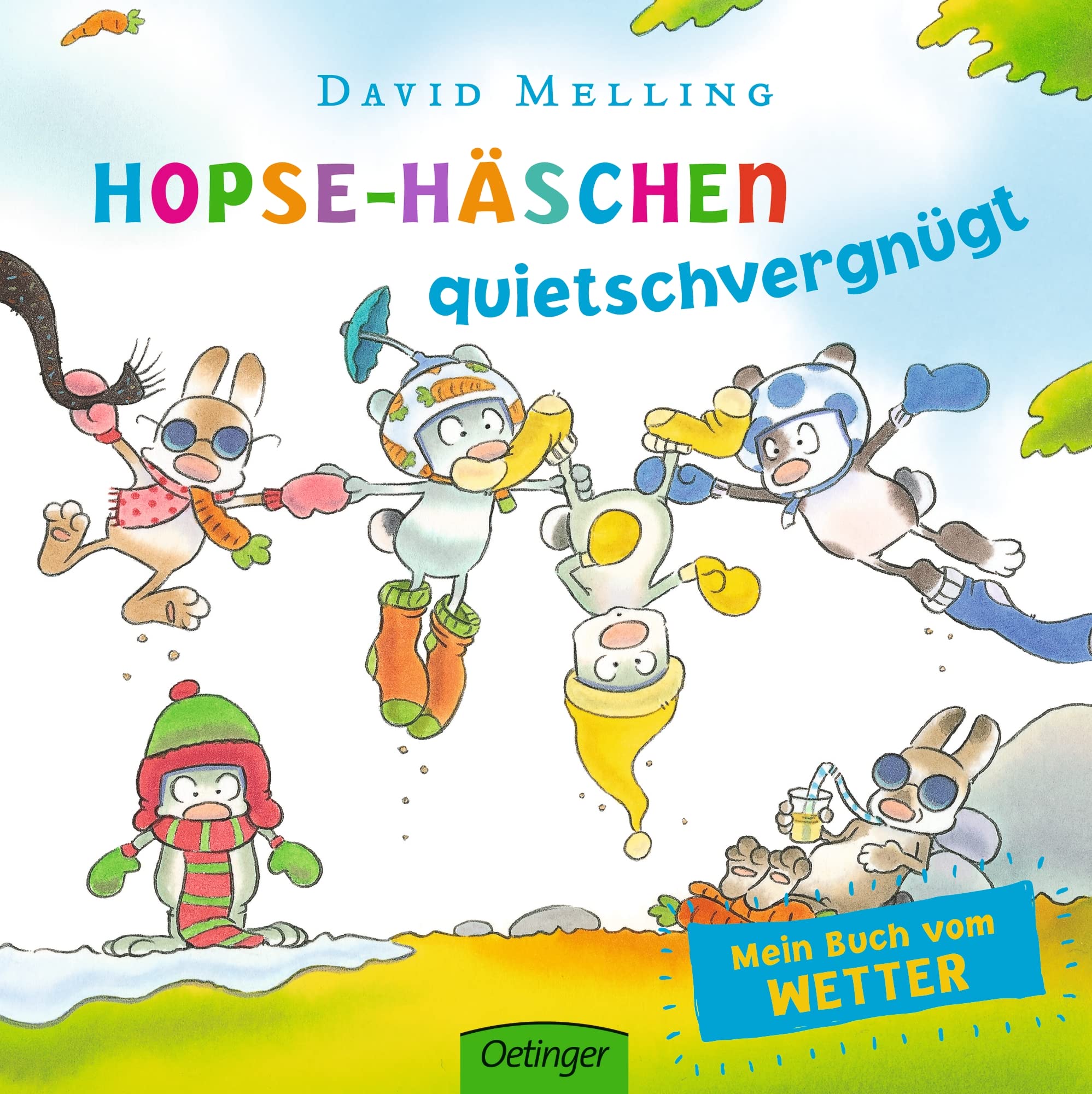 Hopse-Häschen quietschvergnügt: Mein Buch vom Wetter Children's books