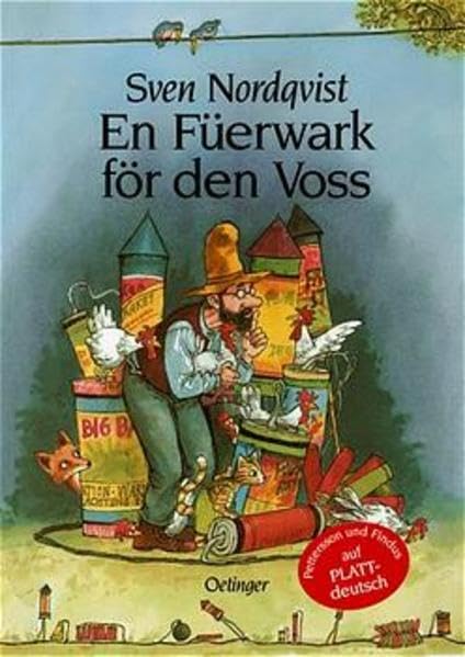 En Füerwark för den Voss: Pettersson und Findus auf Plattdeutsch Children's books