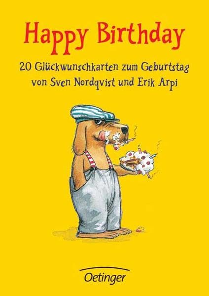 Happy Birthday: 20 Glückwunschkarten zum Geburtstag (Oetinger extra) Living & Furnishing