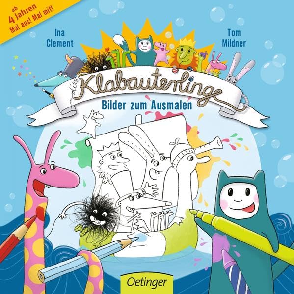 Die Klabauterlinge: Bilder zum Ausmalen Children's books