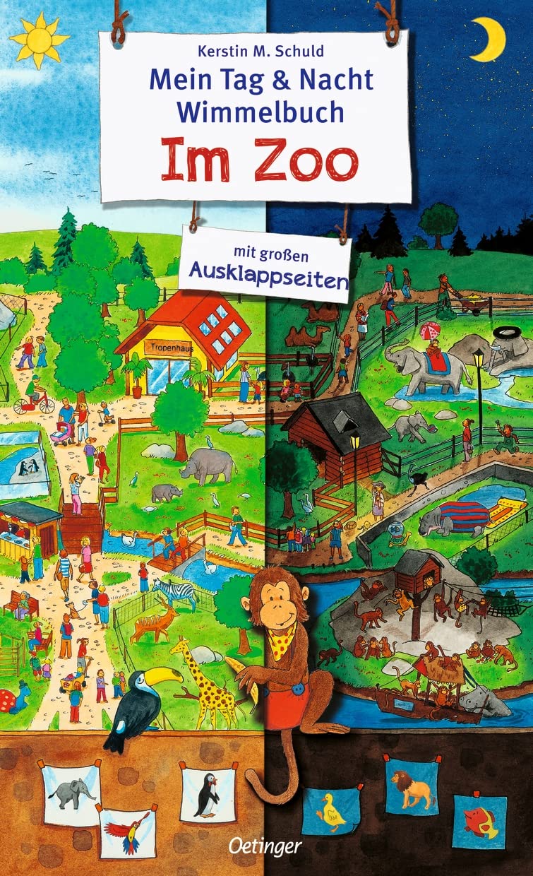Mein Tag & Nacht Wimmelbuch. Im Zoo Non-fiction