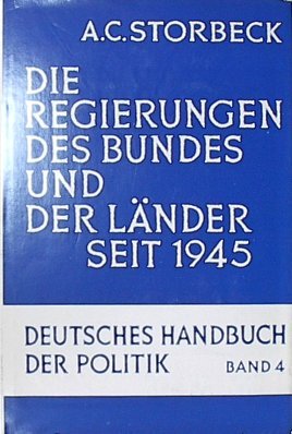 Die Regierungen des Bundes und der Länder seit 1945 Books