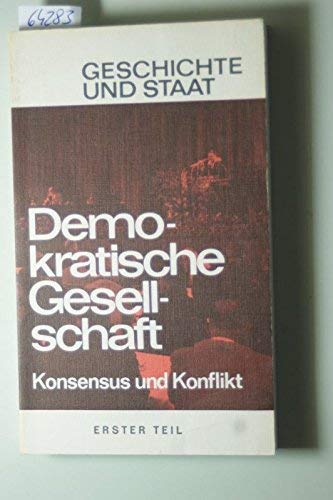 Demokratische Gesellschaft I. Konsensus und Konflikt. Books