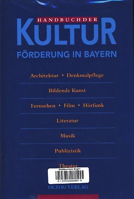 Product Image: Handbuch der Kulturförderung in Bayern
