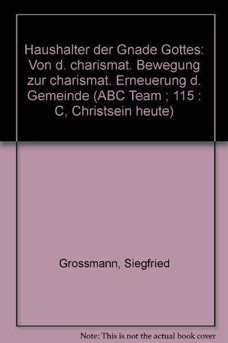 Product Image: Haushalter der Gnade Gottes