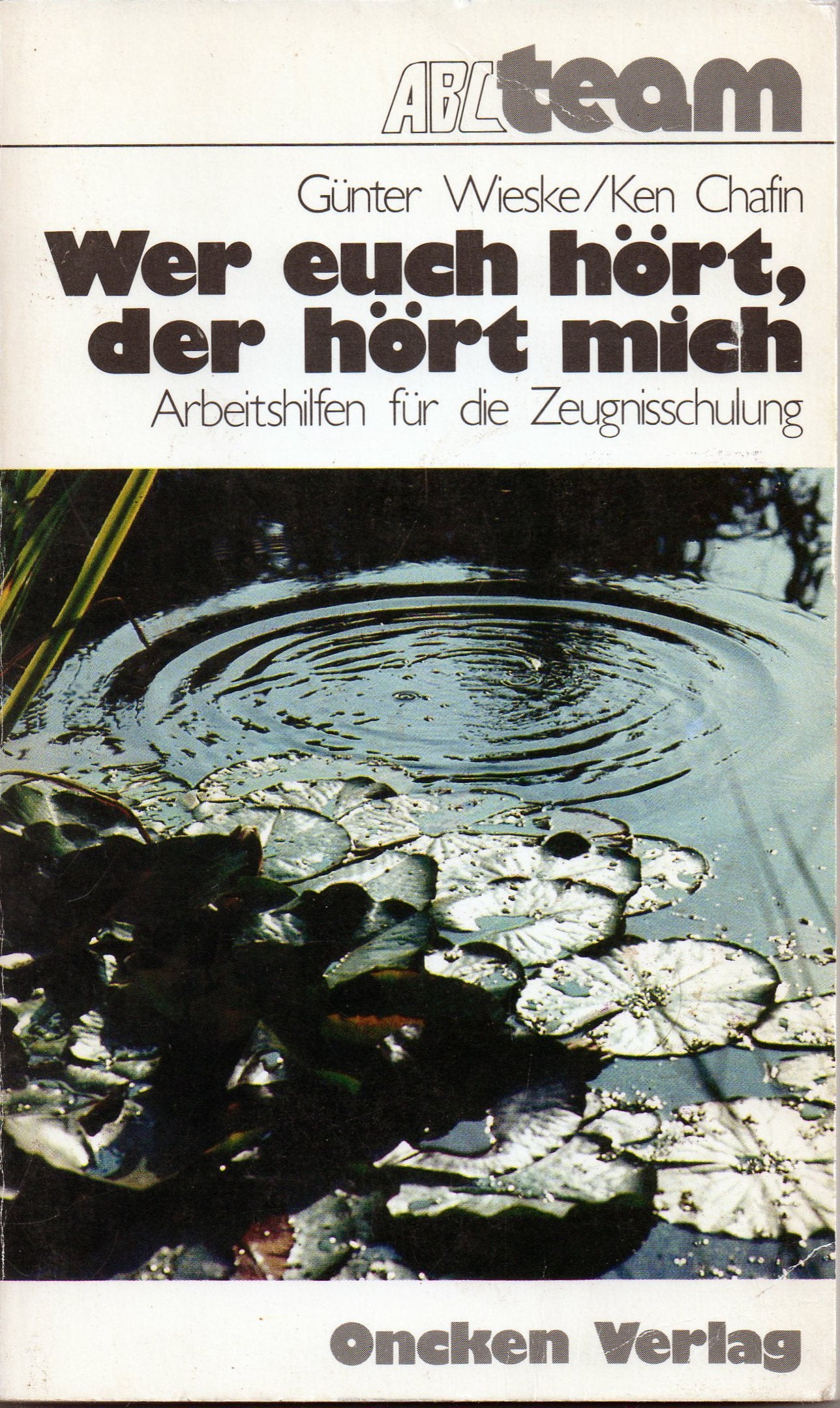 wer euch hört, der hört mich Books