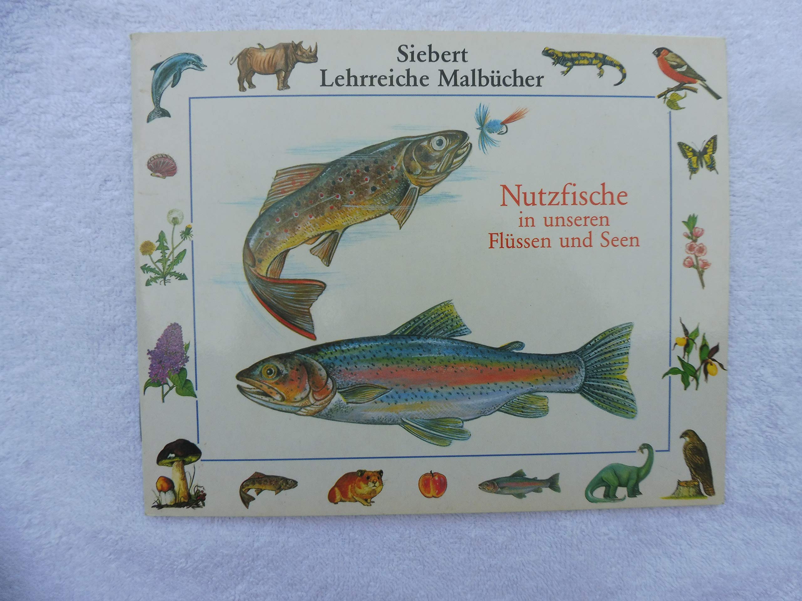 Nutzfische in unseren Flüssen und Seen: Malbuch (Siebert Lehrreiche Malbücher) Non-fiction