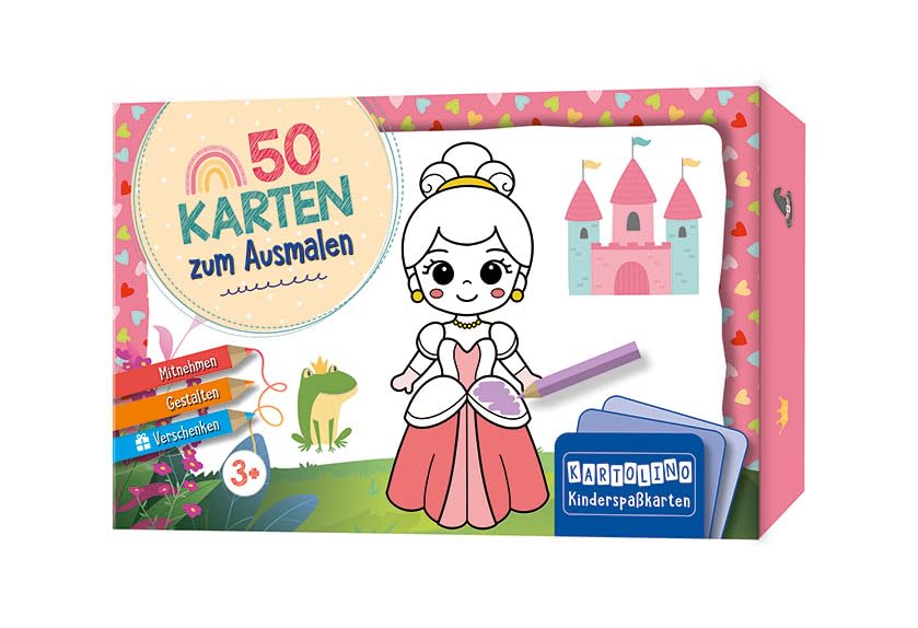 50 Karten zum Ausmalen - Zauberwelt book