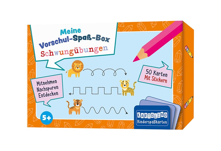 Meine Vorschul-Spaß-Box: Schwungübungen General education