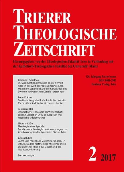Trierer Theologische Zeitschrift Religion & Esotericism