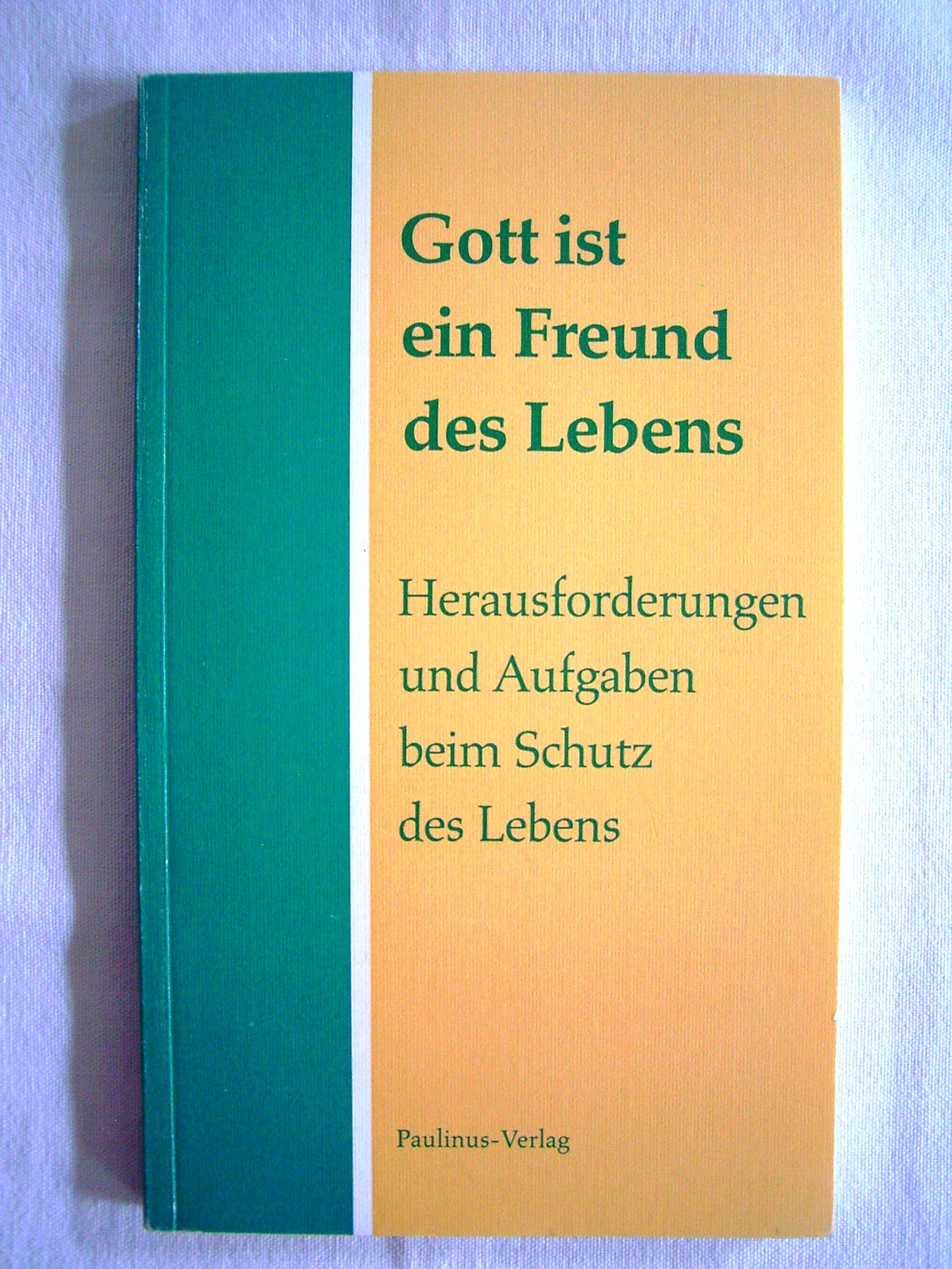 Gott ist ein Freund des Lebens. Herausforderungen und Aufgaben beim Schutz des Lebens. Gemeinsame Erklärung des Rates der Evangelischen Kirche in Deutschland und der Deutschen Bischofskonferenz Death & Mourning