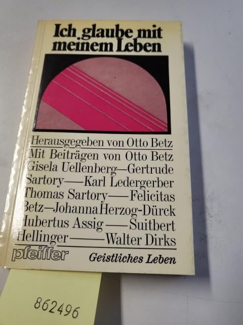 Ich glaube meinem Leben, Books