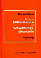 Beiträge zur Mittelstands- und Verwaltungsökonomie. Books