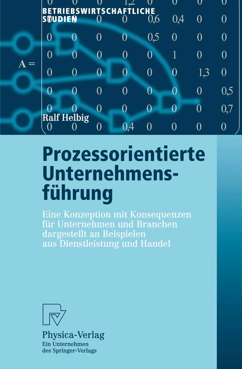 Prozessorientierte Unternehmensführung Law