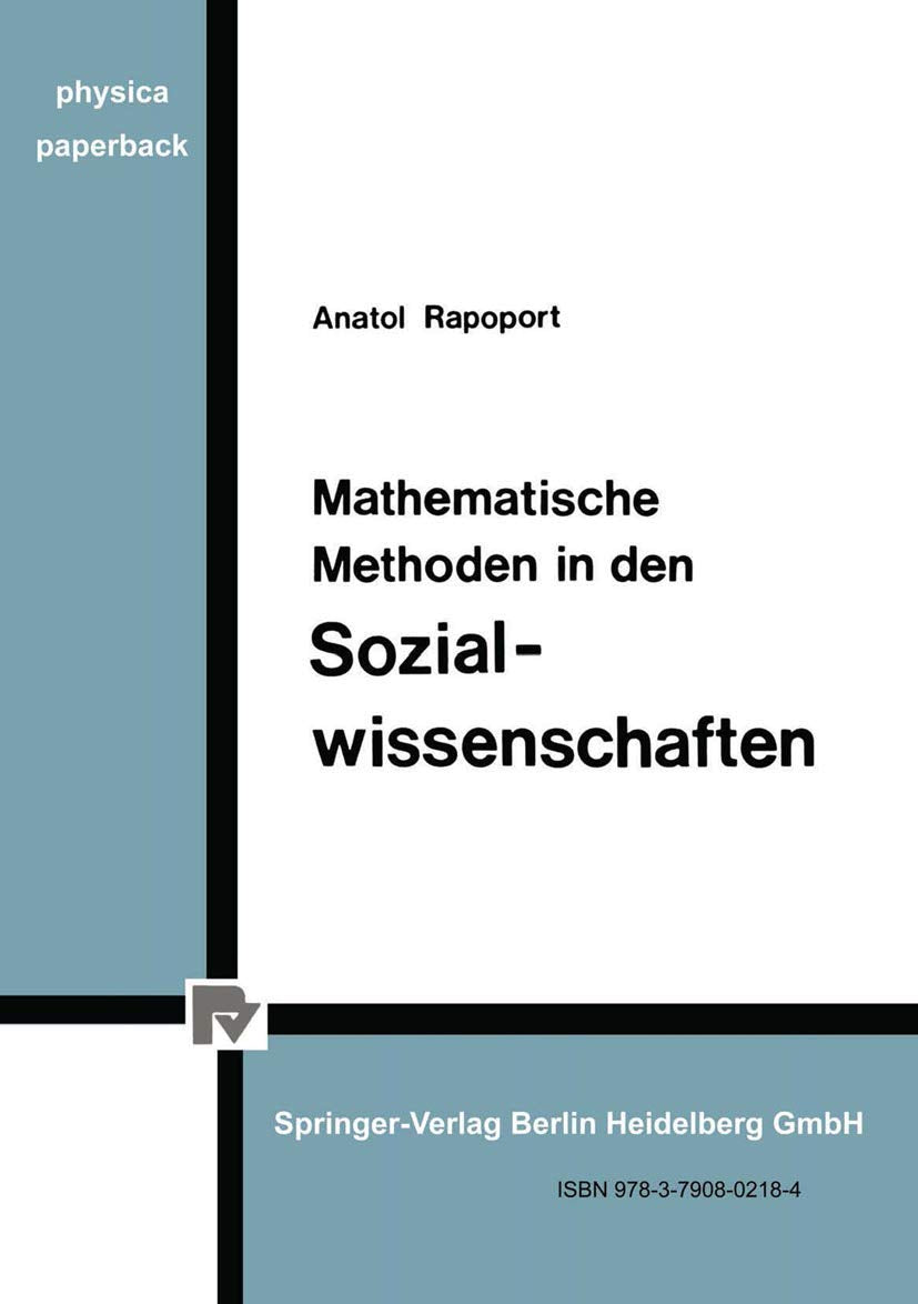 Mathematische Methoden in den Sozialwissenschaften Law