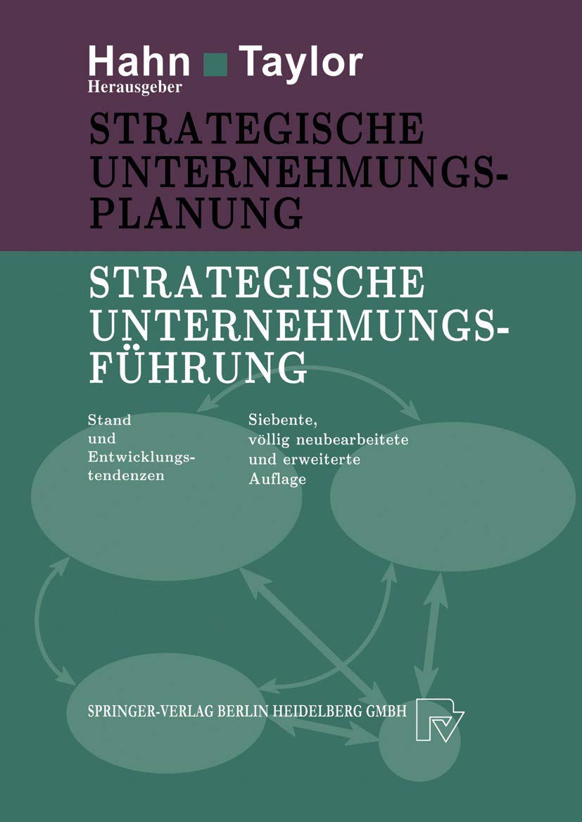 Strategische Unternehmungsplanung - Strategische Unternehmungsführung: Stand und Entwicklungstendenzen Law