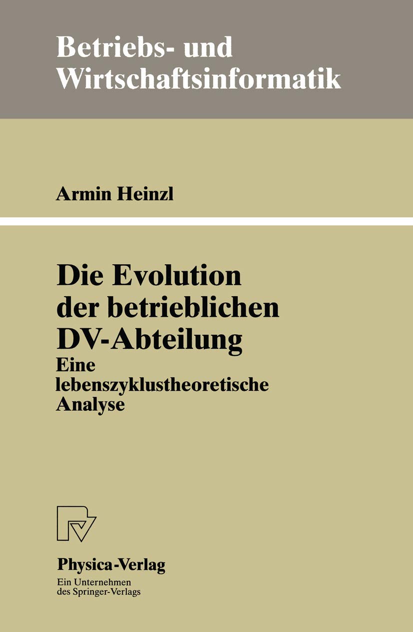 Die Evolution der betrieblichen DV-Abteilung Law
