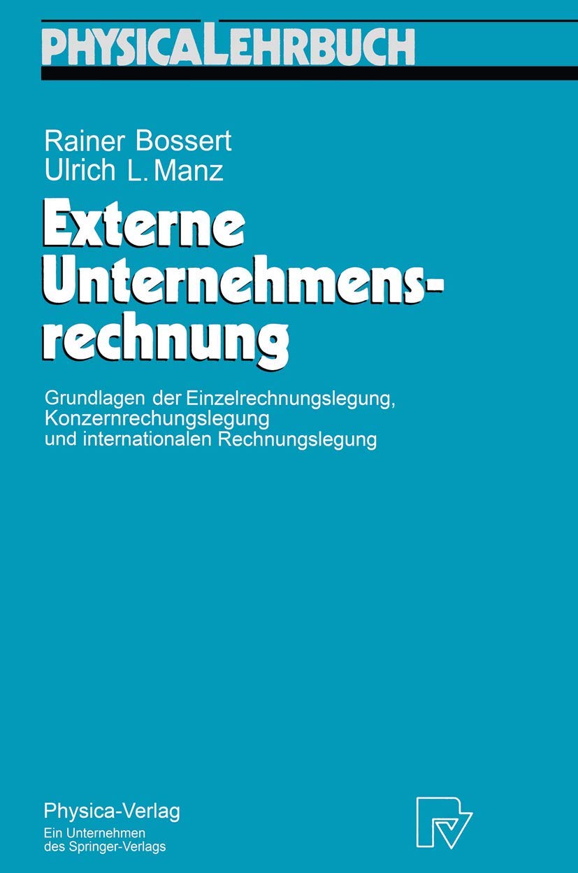 Externe Unternehmensrechnung Law