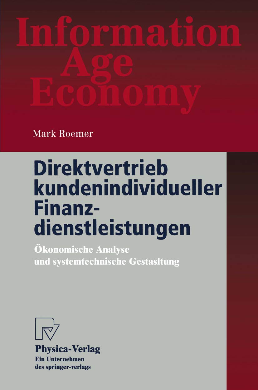 Direktvertrieb kundenindividueller Finanzdienstleistungen Law