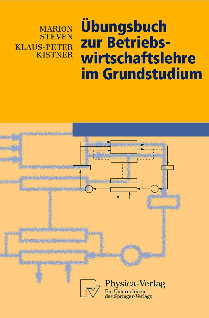 Übungsbuch zur Betriebswirtschaftslehre im Grundstudium Law Books