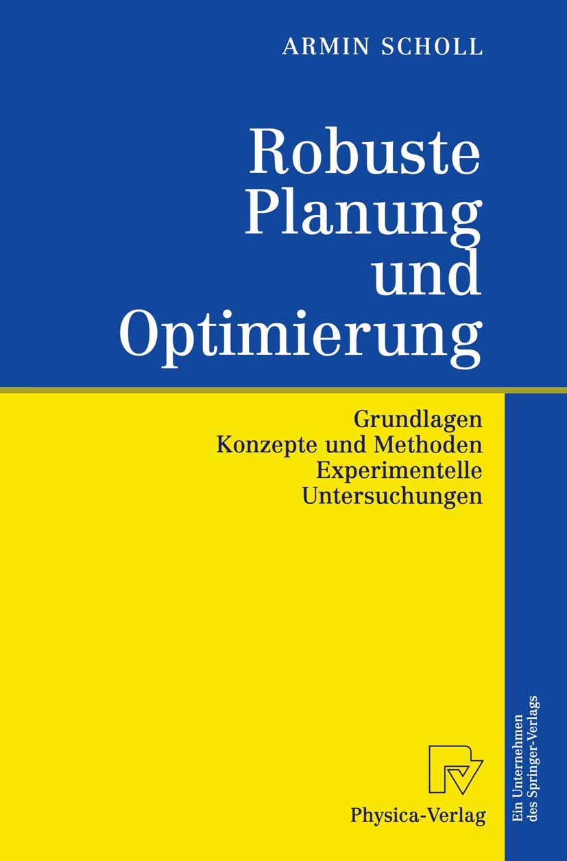 Product Image: Robuste Planung und Optimierung